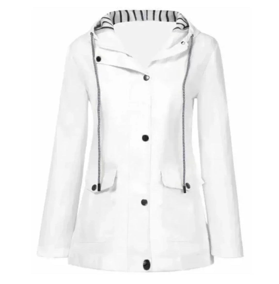 Levoire | Veste Imperméable À La Mode Pour Femmes Blanc