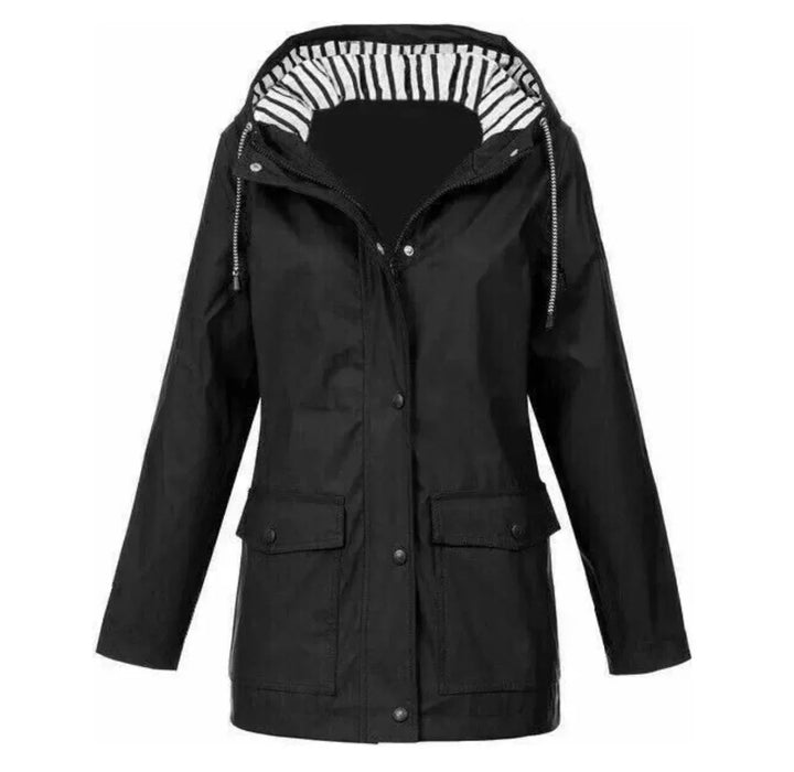 Levoire | Veste Imperméable À La Mode Pour Femmes Noir