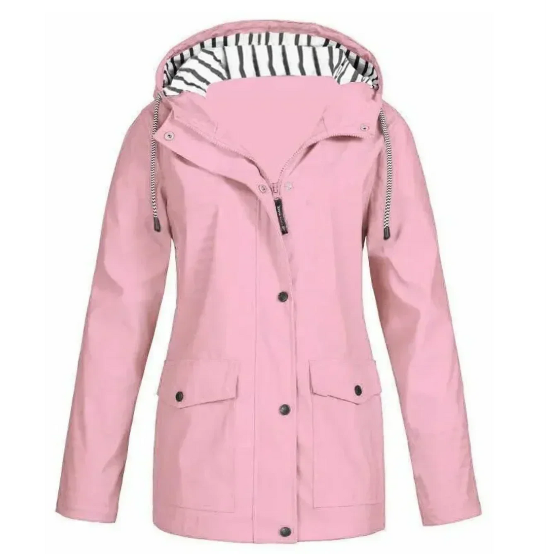 Levoire | Veste Imperméable À La Mode Pour Femmes Rosa