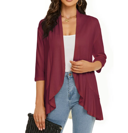 Levoire | Rennon gilet tricot Rouge vin