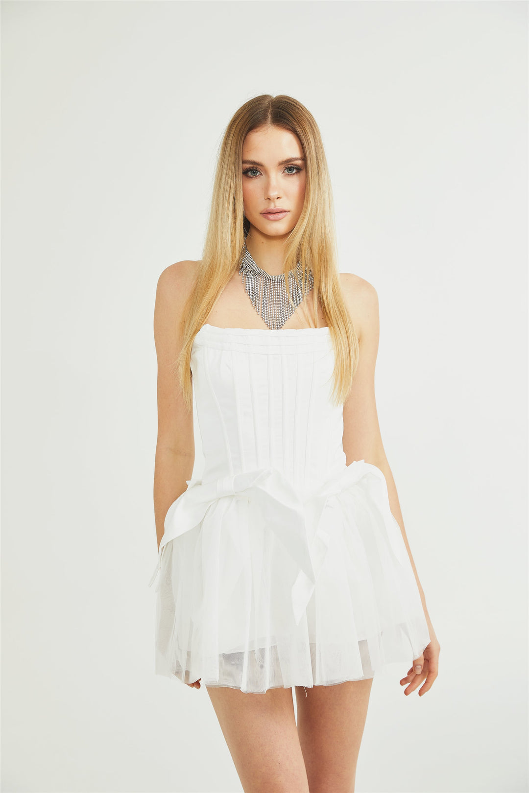 Levoire | Corset Tulle Mini Robe