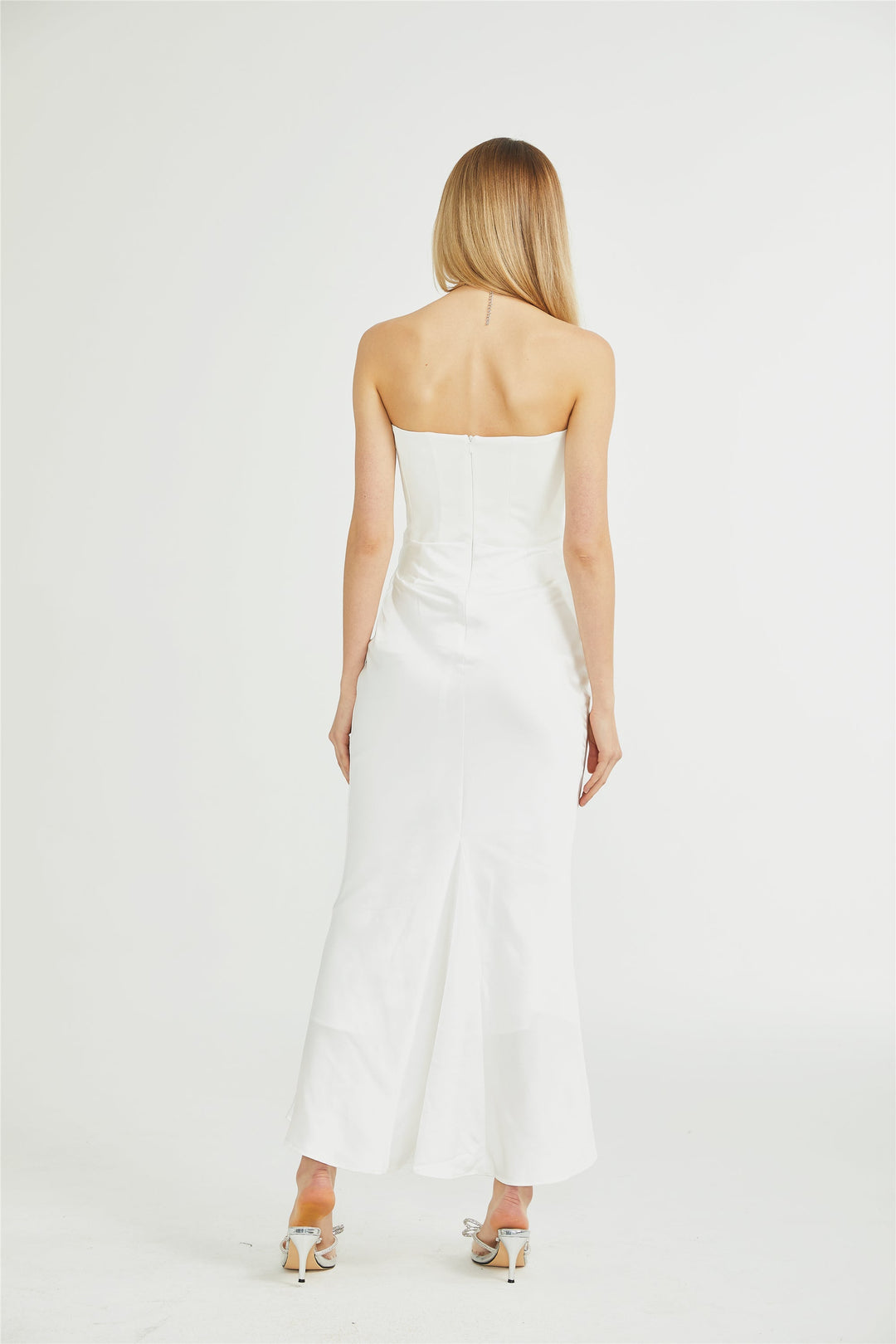 Levoire | Robe Maxi Drapée Off-Shoulder