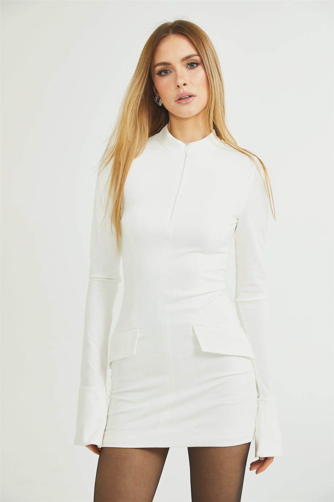 Levoire | Robe Mini Évasée À Taille Ajustée