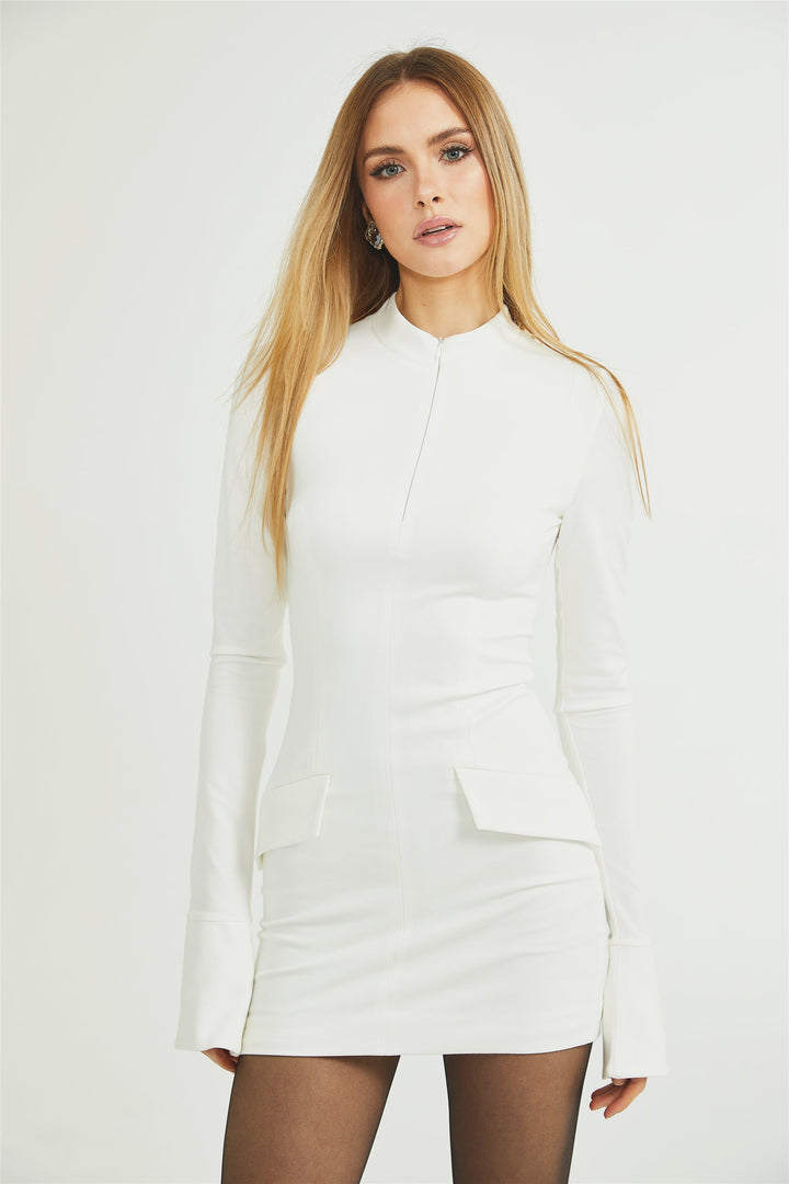 Levoire | Robe Mini Évasée À Taille Ajustée