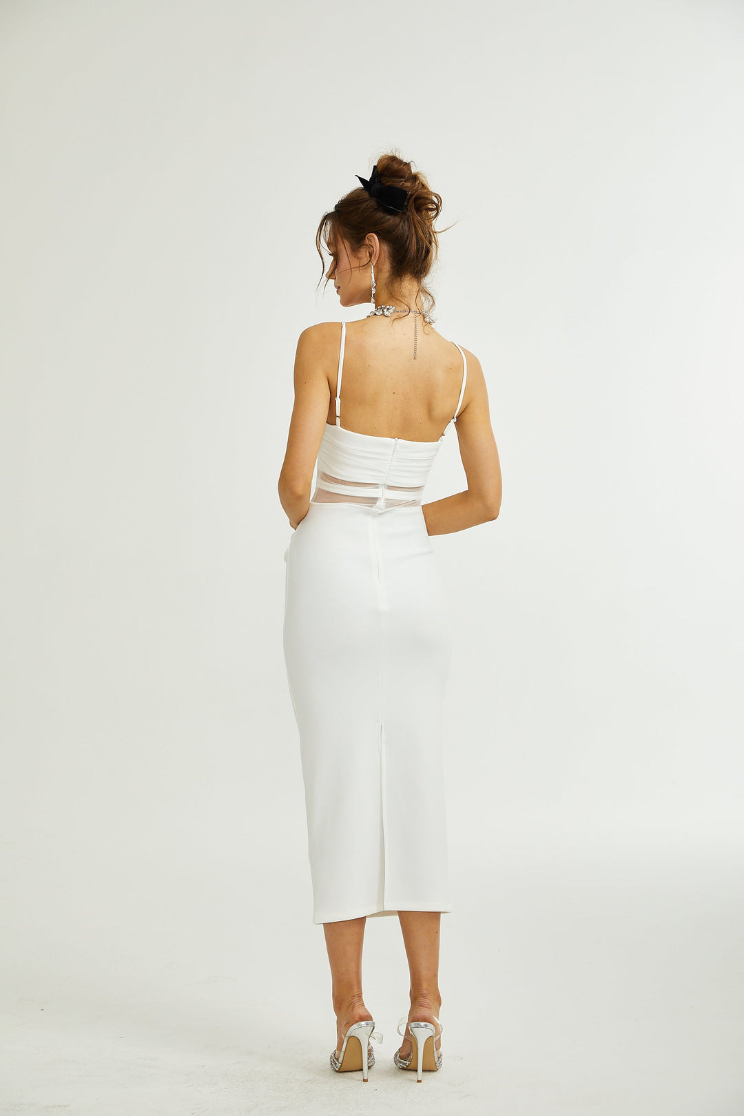Levoire | Robe Midi Semi Transparente