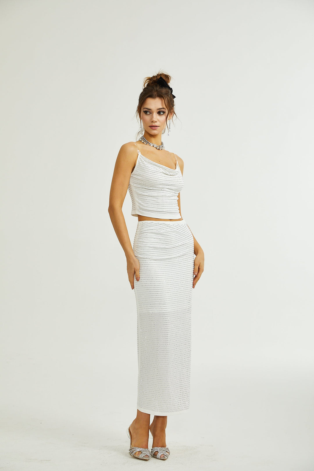 Levoire | Top & Jupe Assortis Ornés De Strass