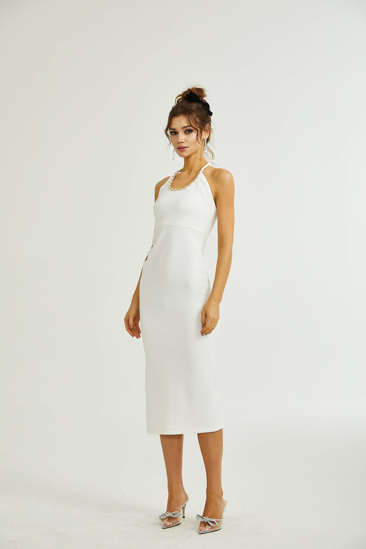Levoire | Robe Midi À Encolure