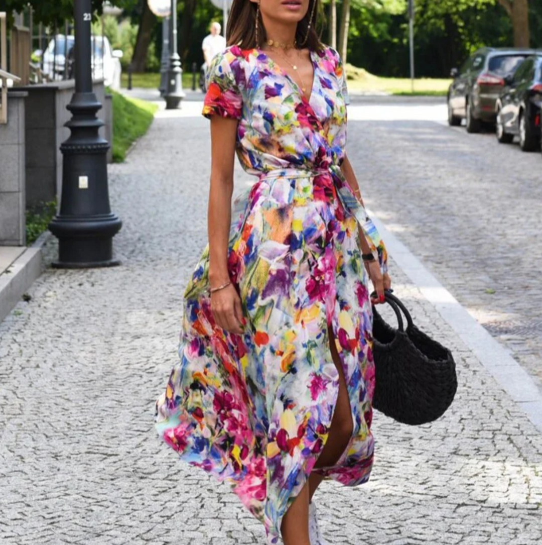 Levoire | Robe D'Été Élégante Robe Imprimée Pour Femmes
