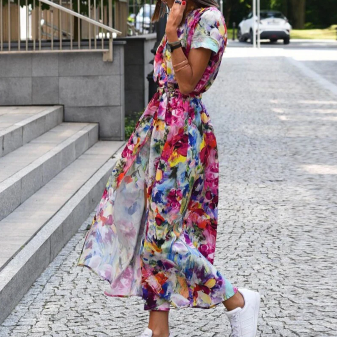 Levoire | Robe D'Été Élégante Robe Imprimée Pour Femmes