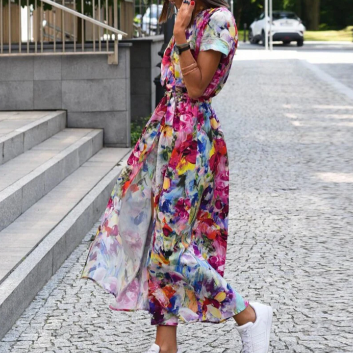 Levoire | Robe D'Été Élégante Robe Imprimée Pour Femmes