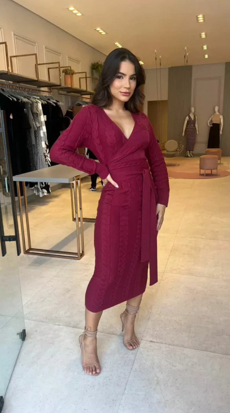 Levoire | Robe D'Été Col Rond Élégant Mode De Loisir Mélange De Polyester