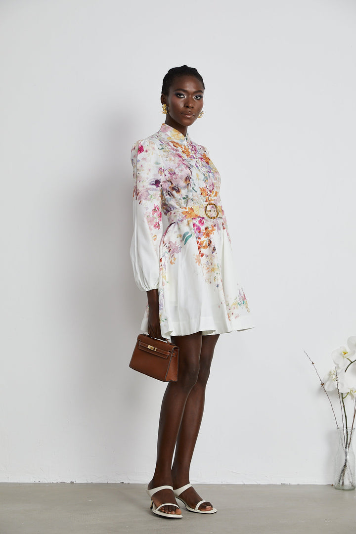 Levoire | Robe Midi En Or Ornée De Cristaux