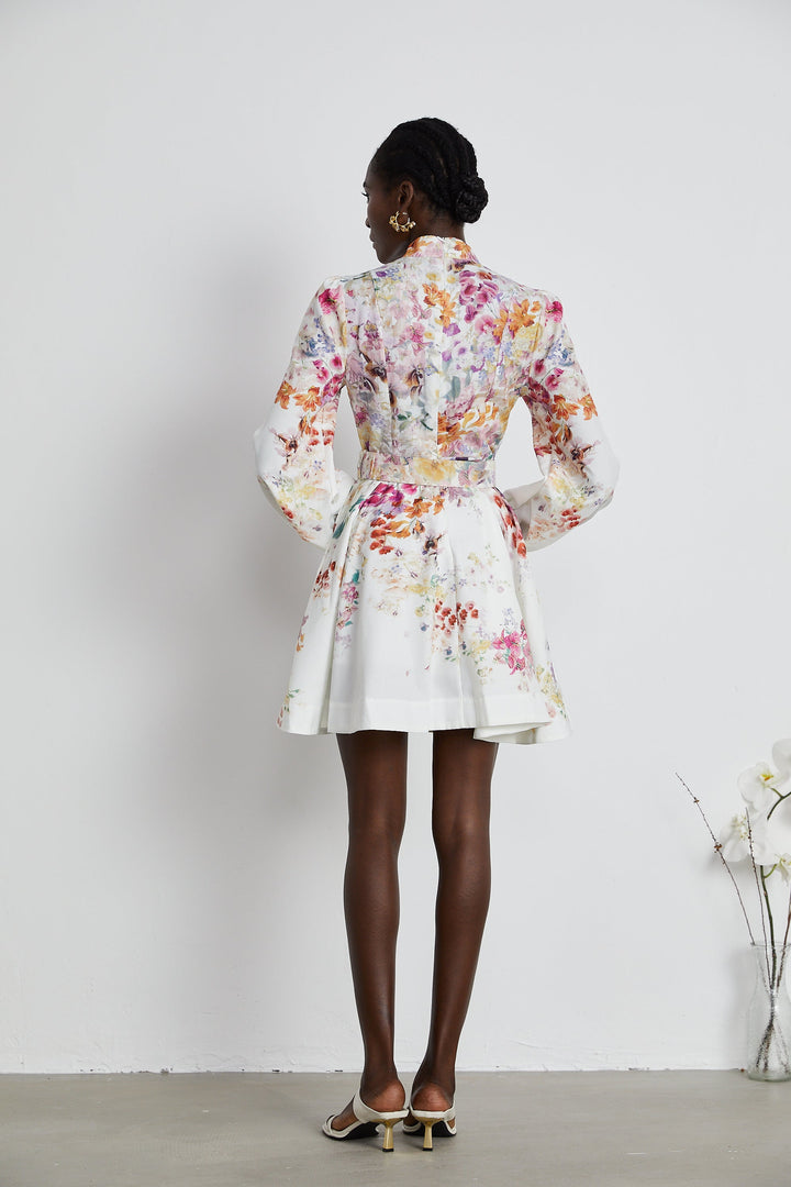 Levoire | Robe Midi En Or Ornée De Cristaux