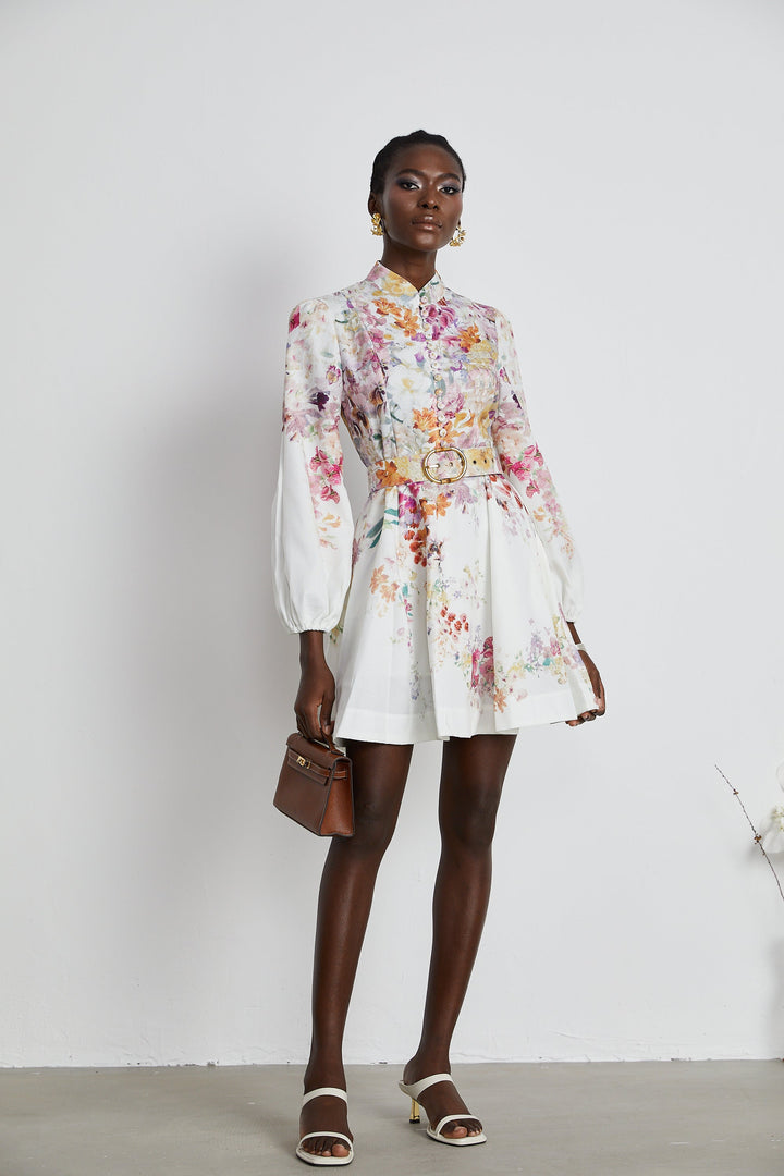 Levoire | Robe Midi En Or Ornée De Cristaux