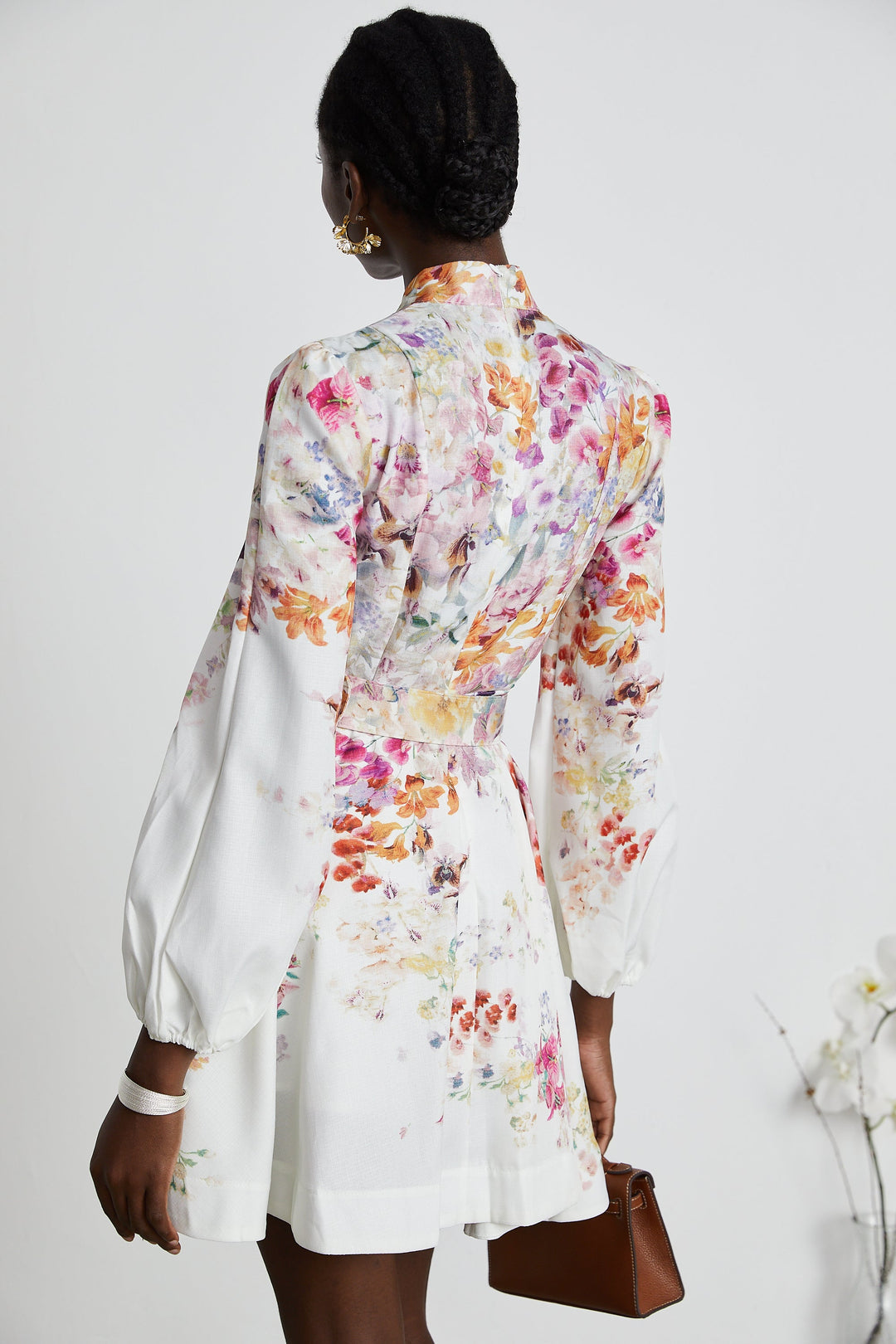 Levoire | Robe Midi En Or Ornée De Cristaux