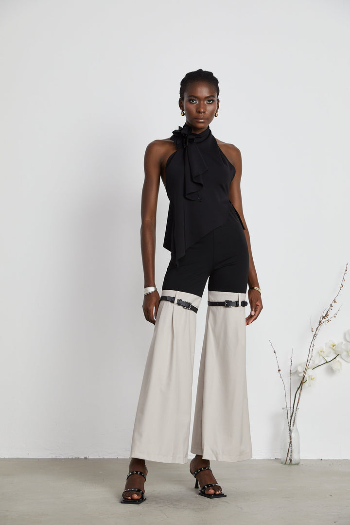 Levoire | Pantalons Flare Bicolores