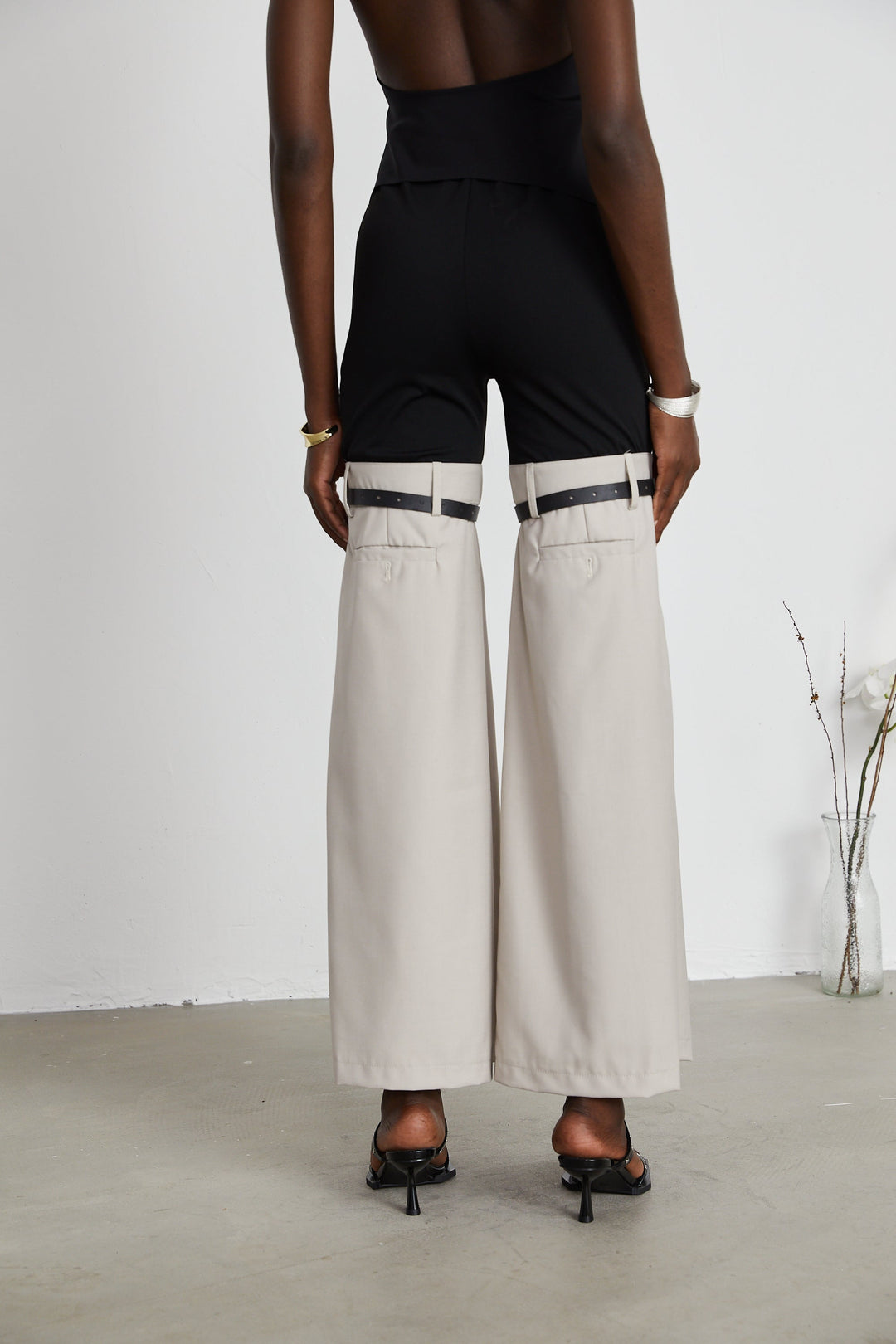 Levoire | Pantalons Flare Bicolores