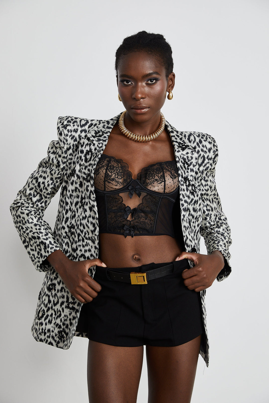 Levoire | Détail En Dentelle Top En Maille