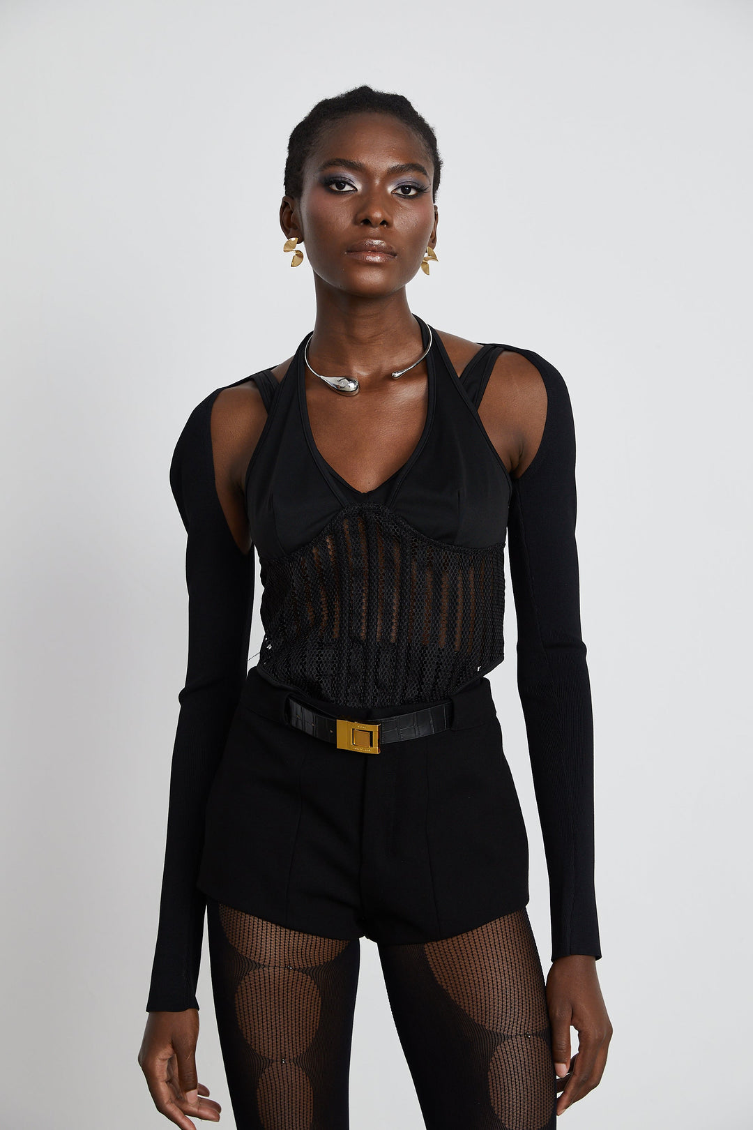 Levoire | Top Style Bustier Panneau Noir