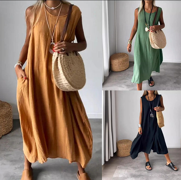 Levoire | Robe Sans Manches Avec Poches