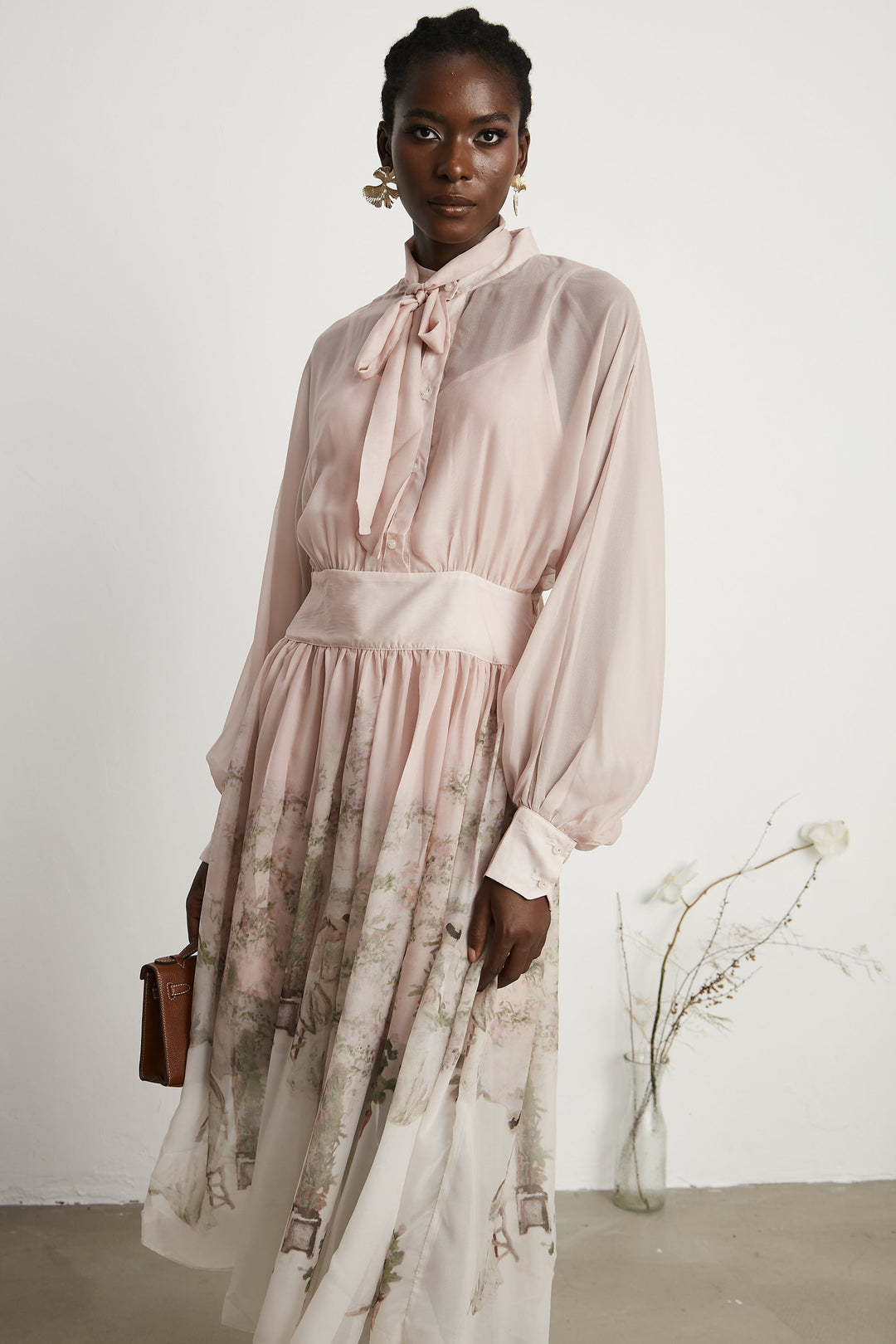 Levoire | Impression Naturelle Robe Midi