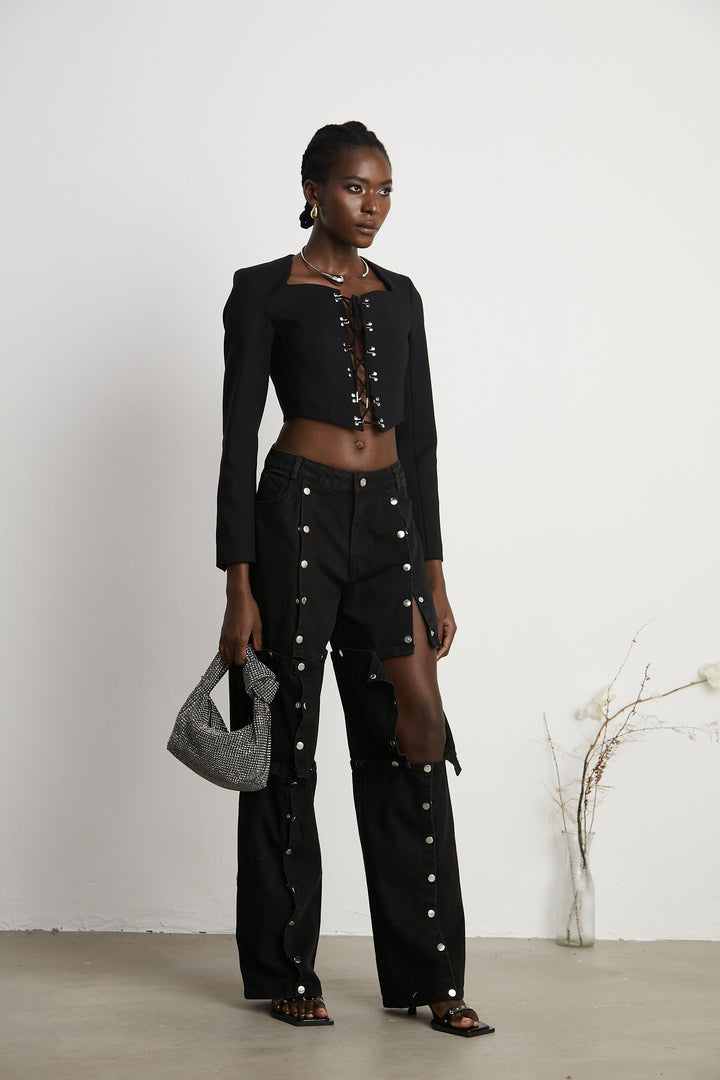 Levoire | Veste À Lacets Courte