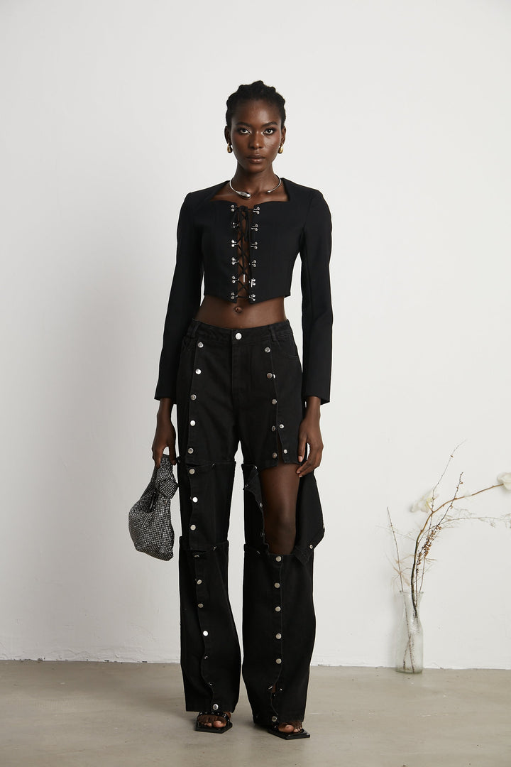 Levoire | Veste À Lacets Courte