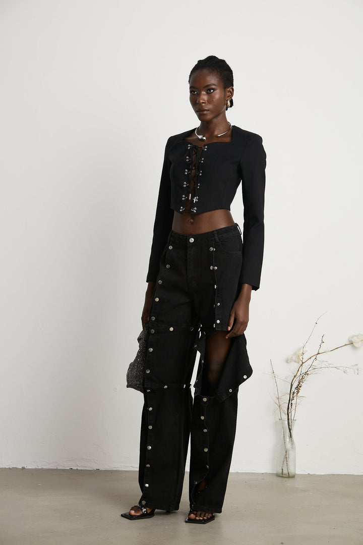 Levoire | Veste À Lacets Courte