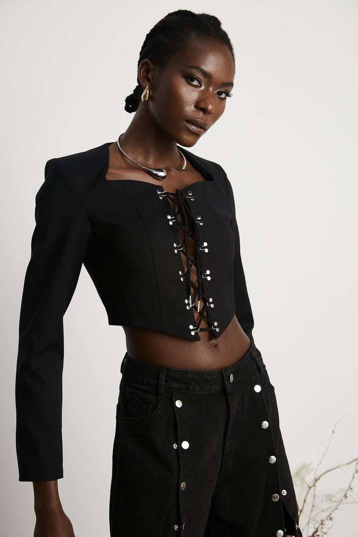 Levoire | Veste À Lacets Courte