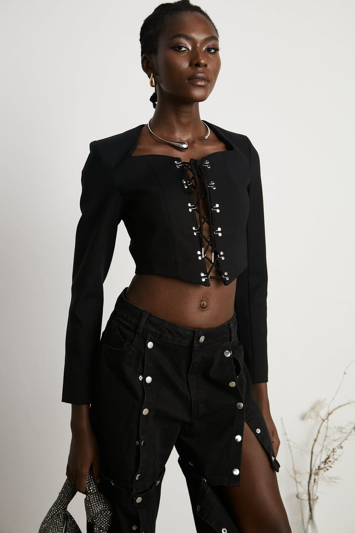 Levoire | Veste À Lacets Courte