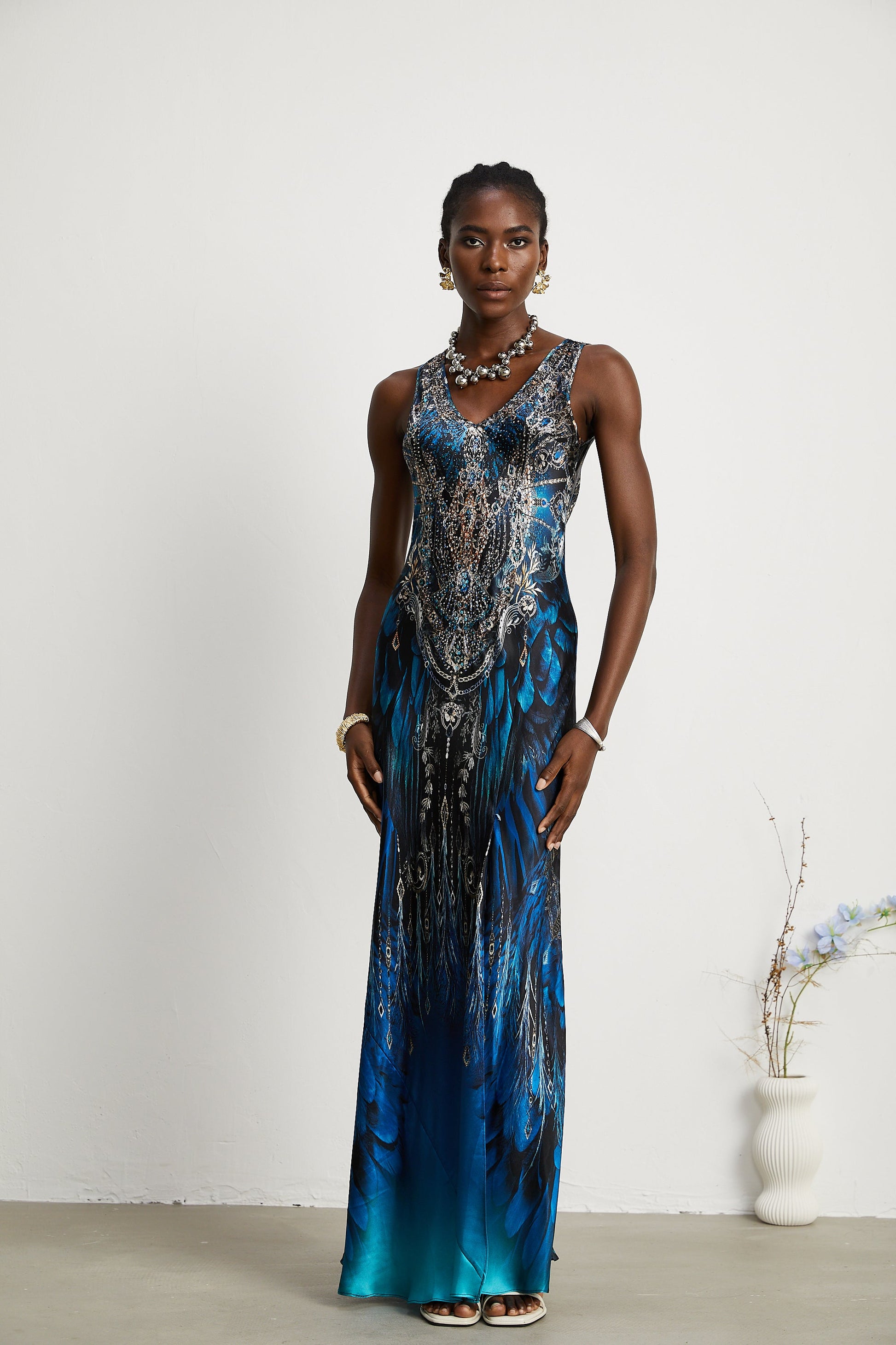 Levoire | Robe Maxi À Imprimé Graphique