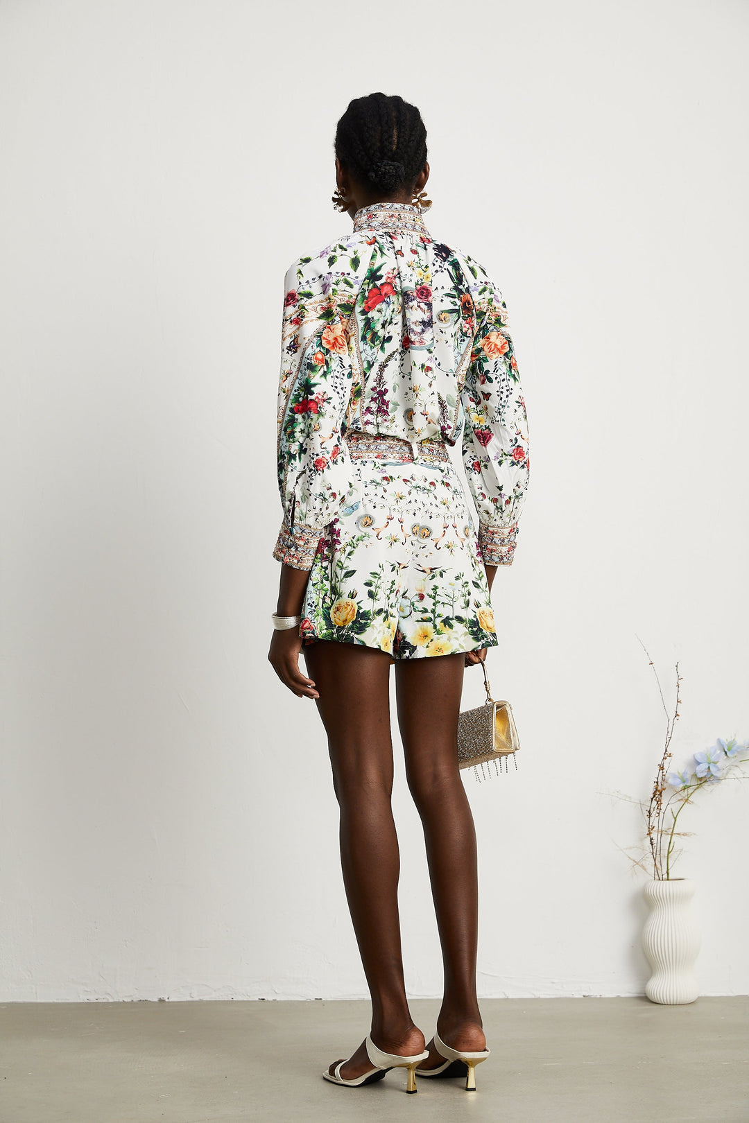 Levoire | Blouse À Imprimé Floral & Ensemble Short Coordonné