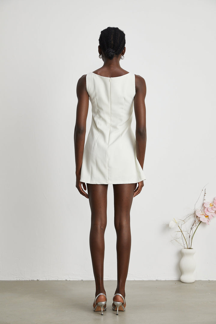 Levoire | Robe Mini Revêtue De Cristaux Brillants