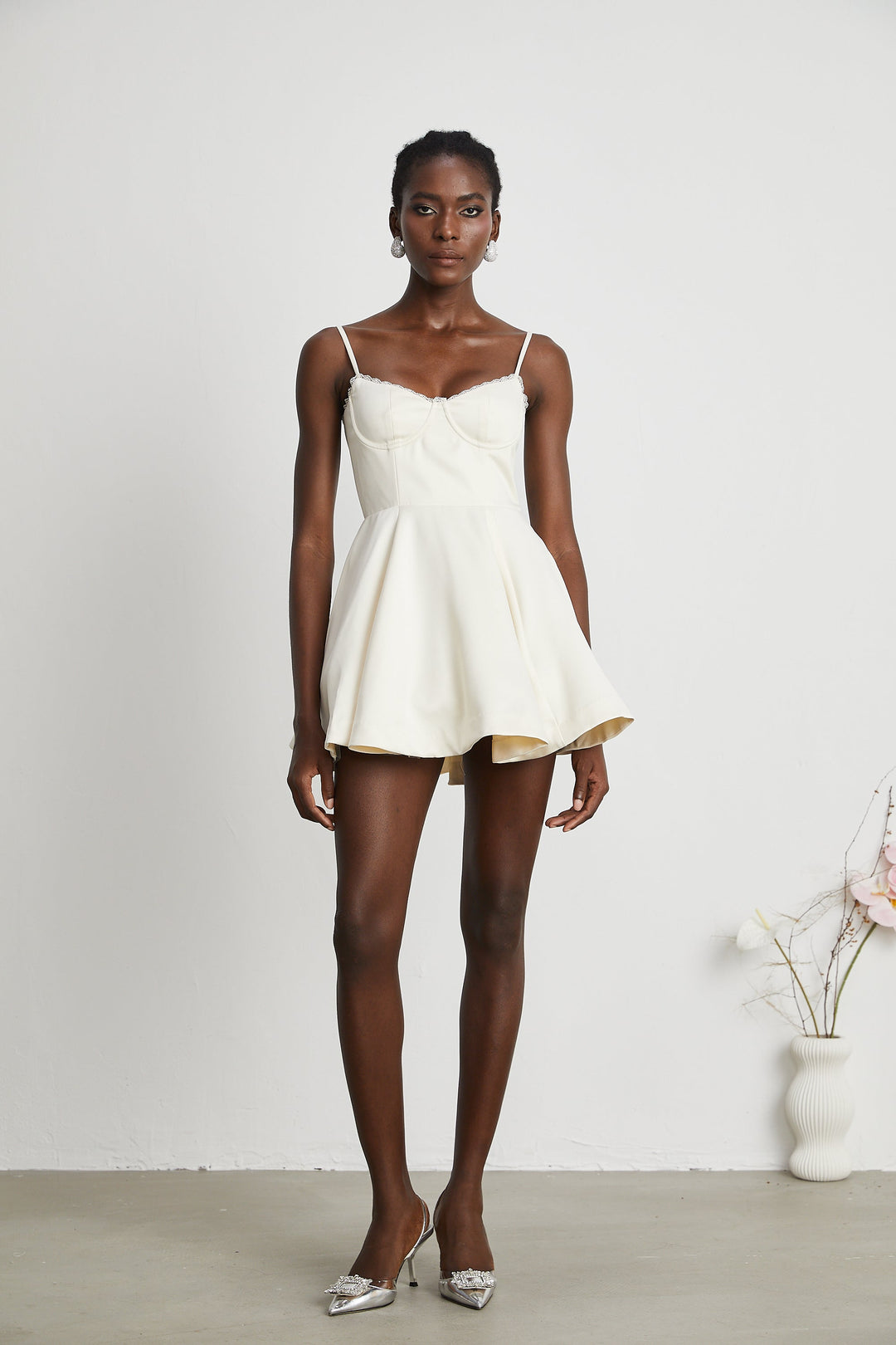 Levoire | Tulle Robe Mini Évasée