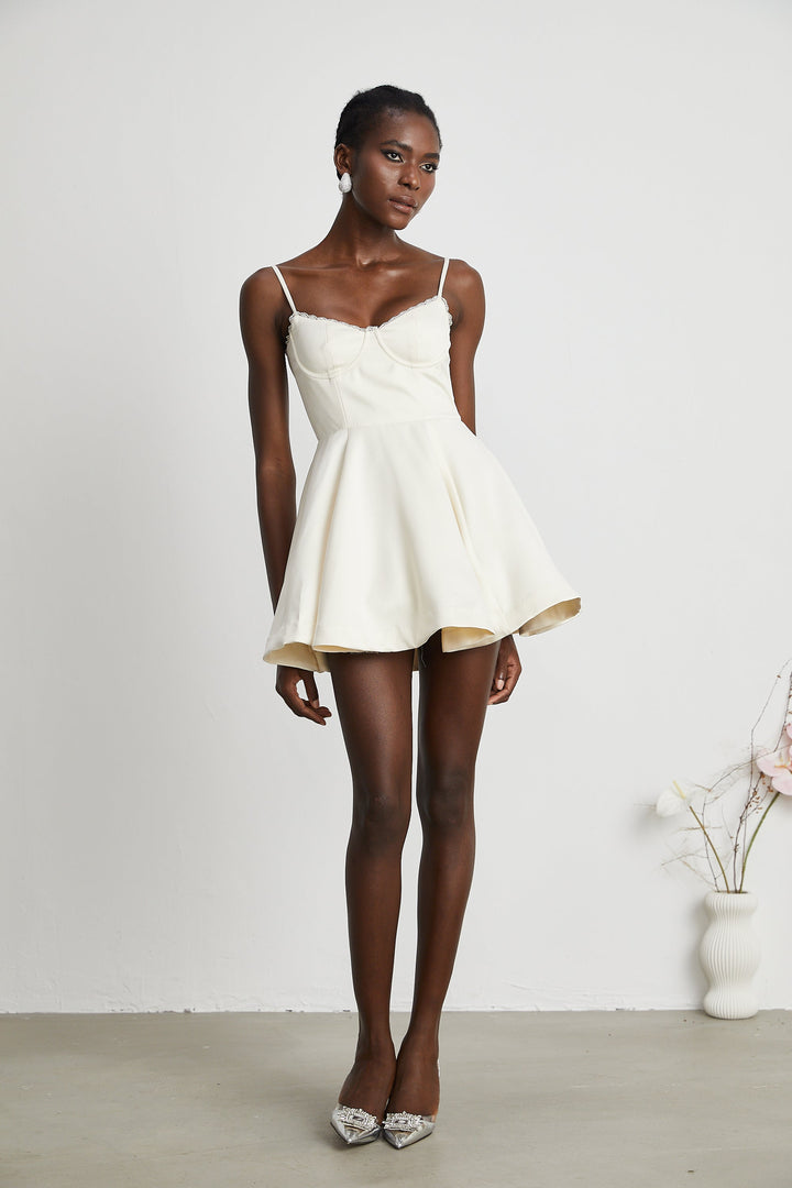 Levoire | Tulle Robe Mini Évasée