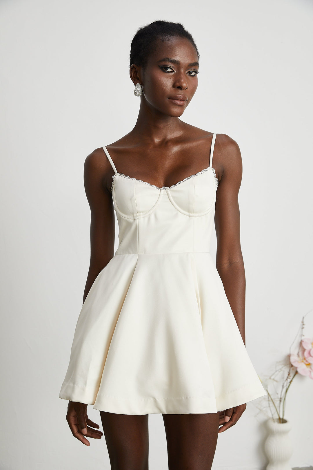 Levoire | Tulle Robe Mini Évasée