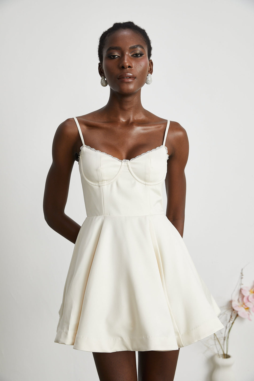 Levoire | Tulle Robe Mini Évasée