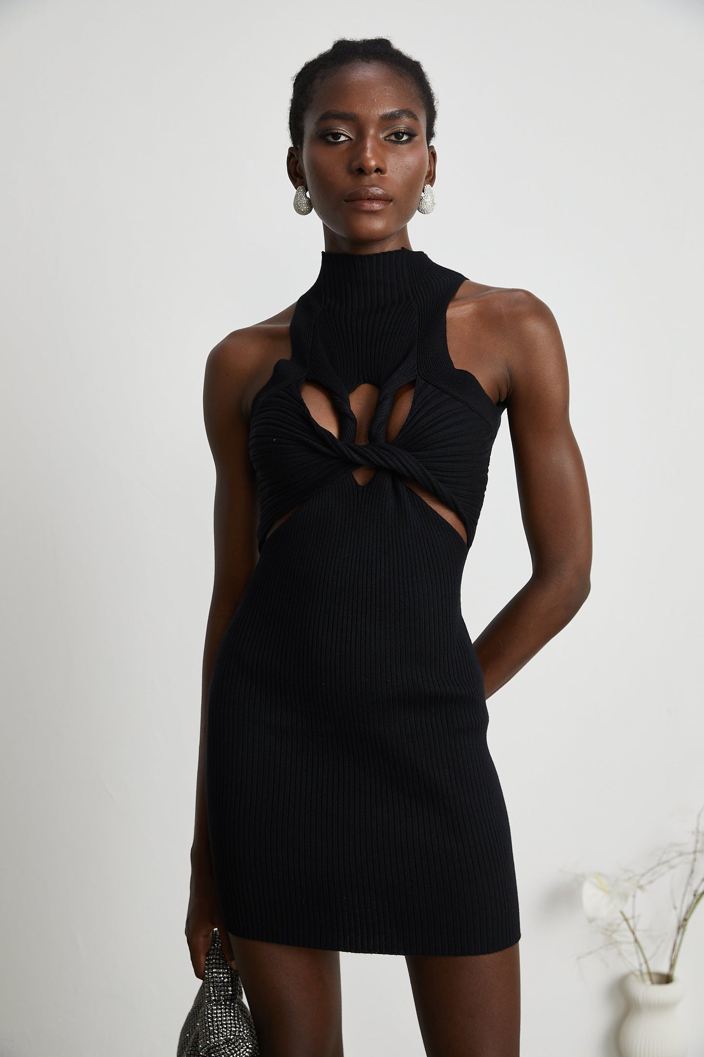 Levoire | Robe Mini Détail Twist Découpé