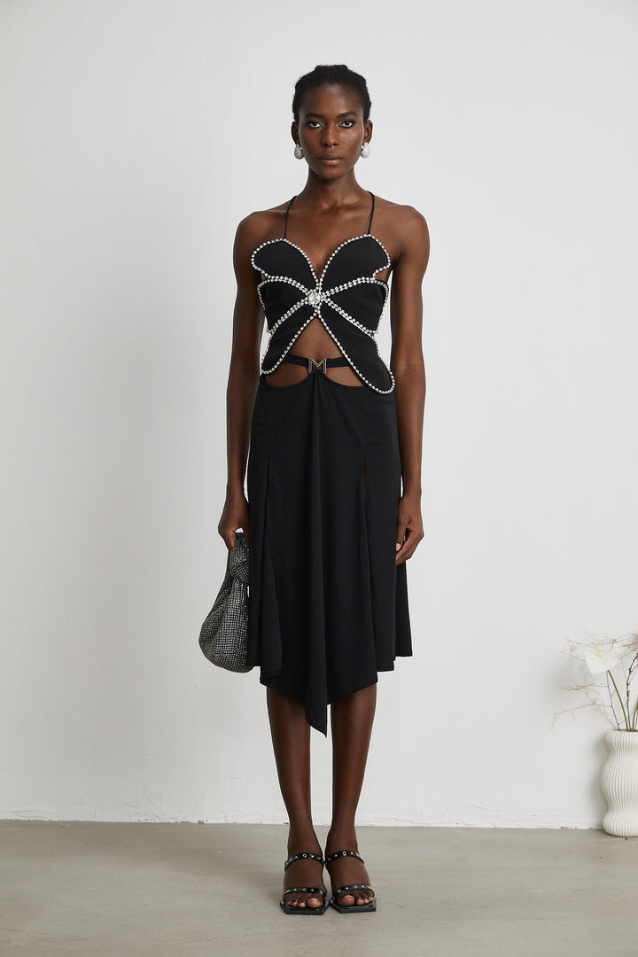 Levoire | Top En Cristal De Fleurs