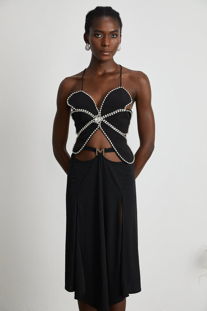 Levoire | Top En Cristal De Fleurs