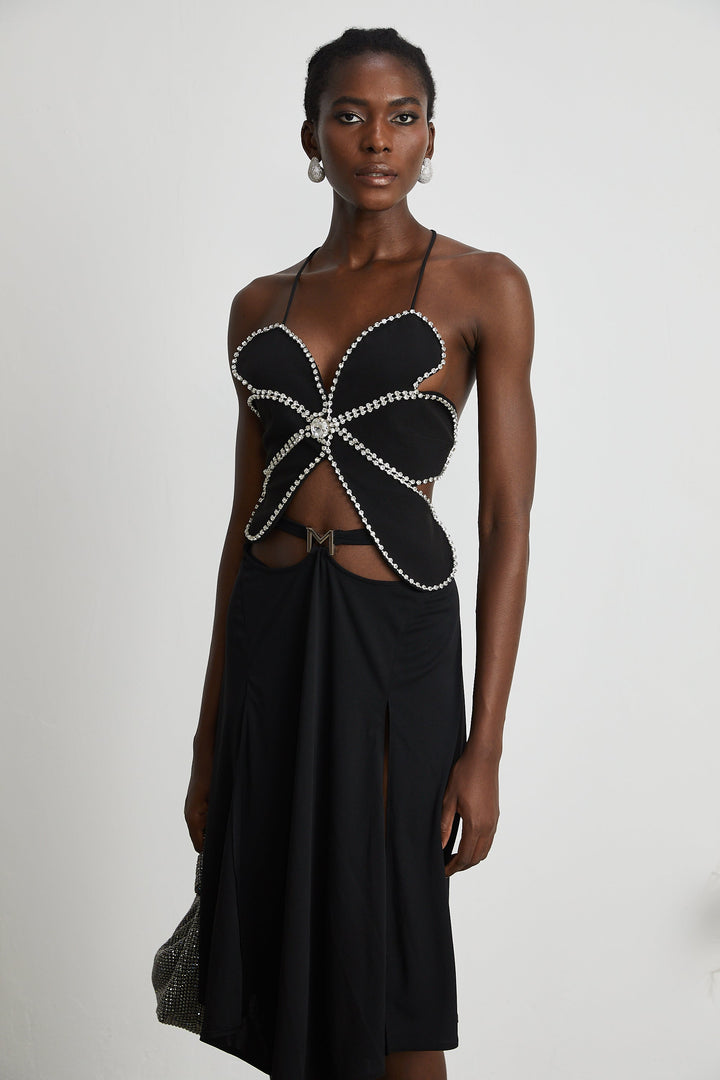 Levoire | Top En Cristal De Fleurs