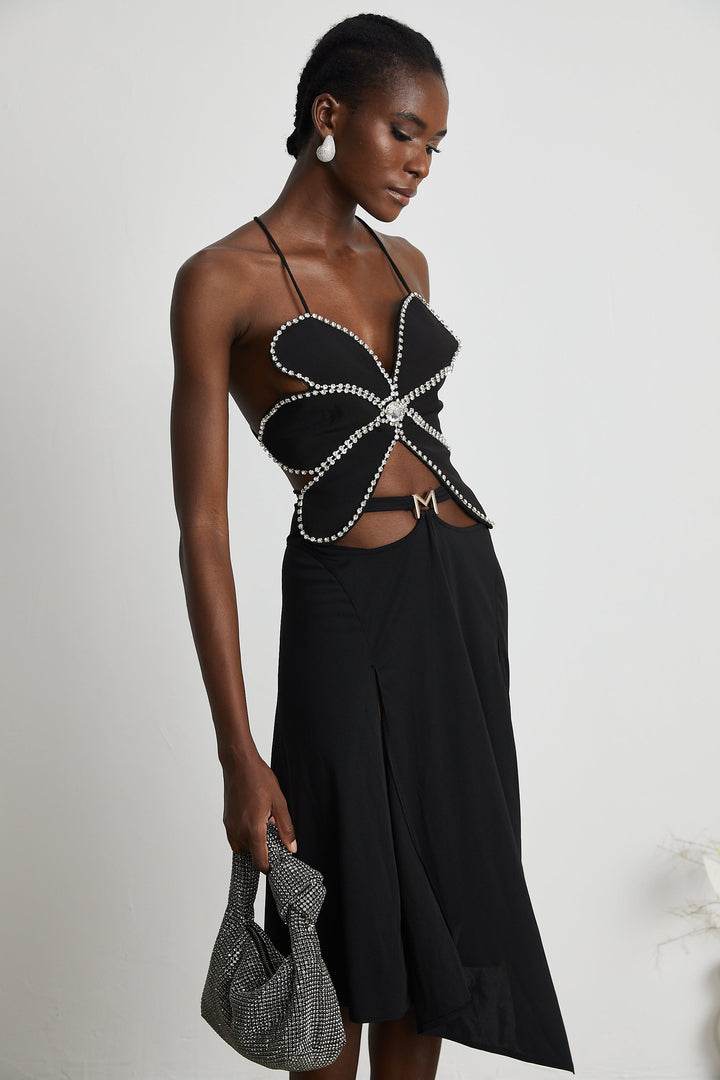 Levoire | Top En Cristal De Fleurs