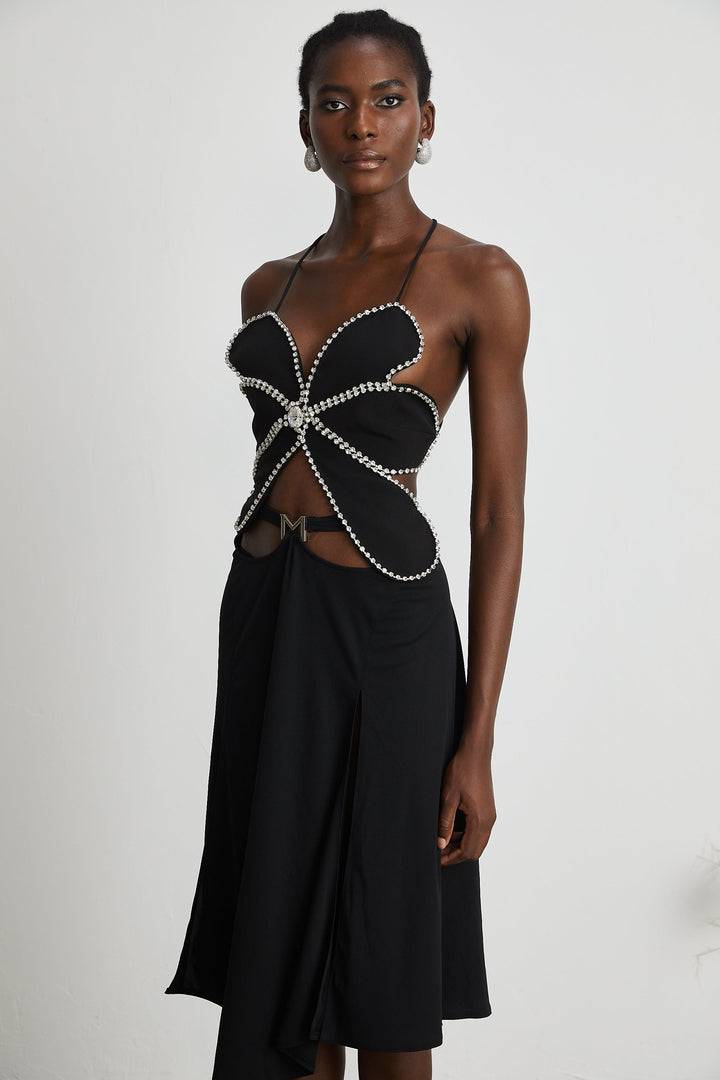 Levoire | Top En Cristal De Fleurs