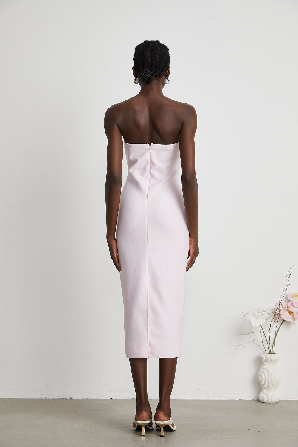 Levoire | Robe Bandage Pink Avec Nœud