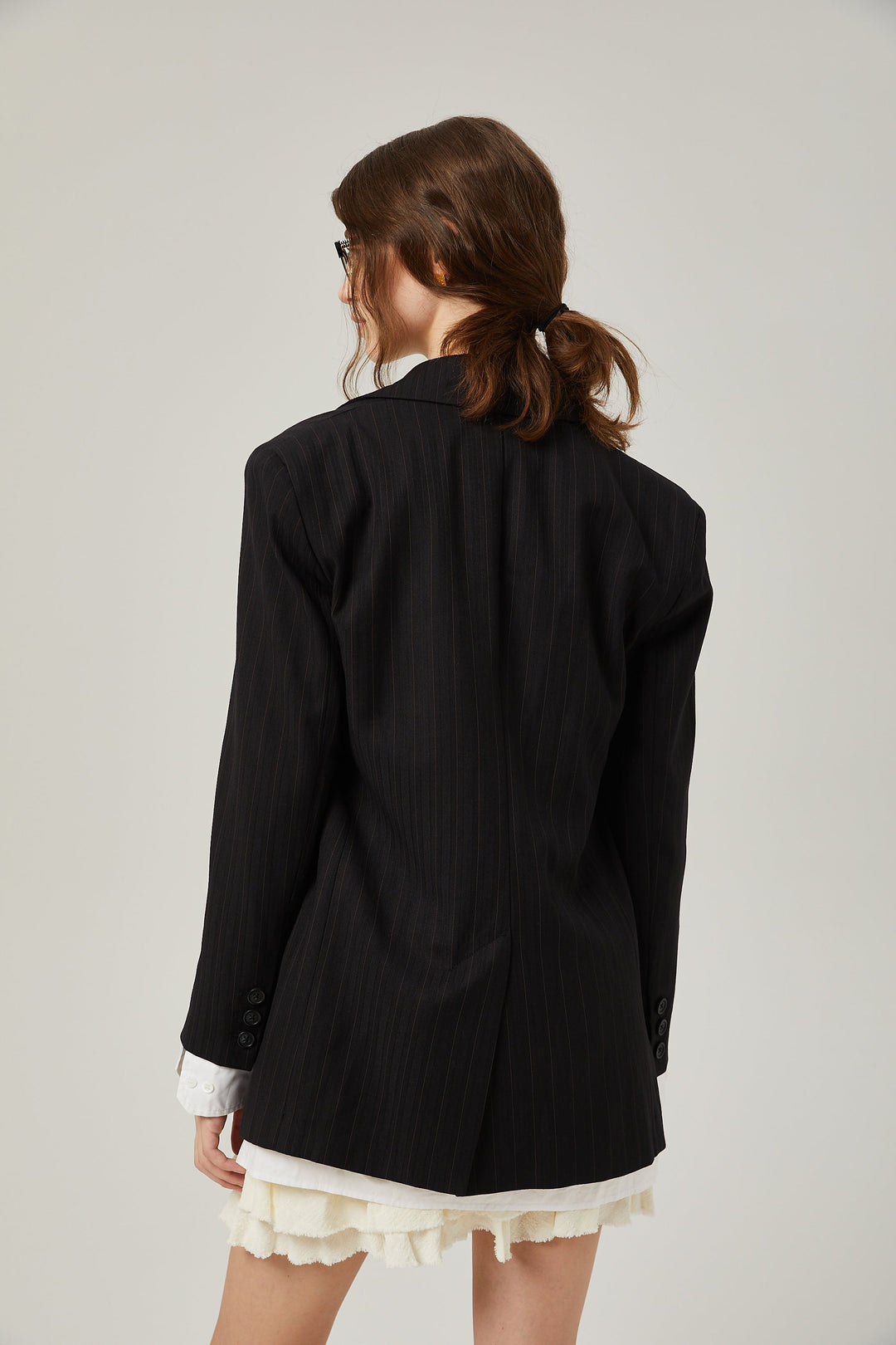Levoire | Simple Veste À Rayures Poitrine