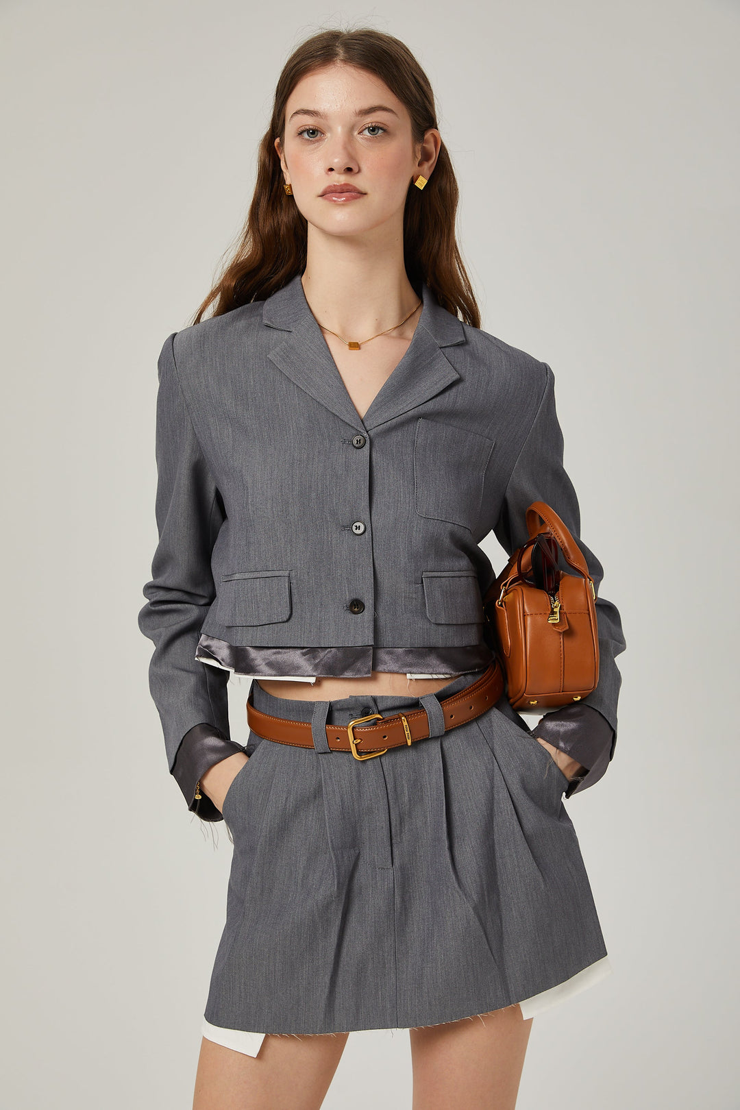 Levoire | Ensemble De Veste Et Jupe Décontracté