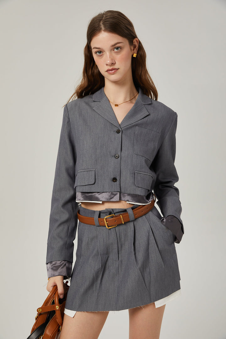 Levoire | Ensemble De Veste Et Jupe Décontracté