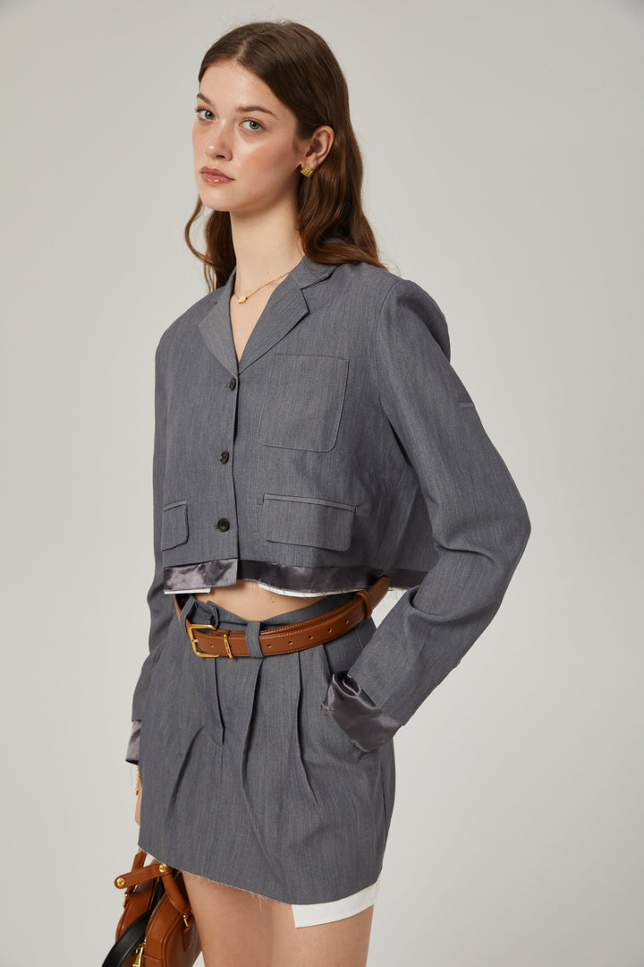 Levoire | Ensemble De Veste Et Jupe Décontracté