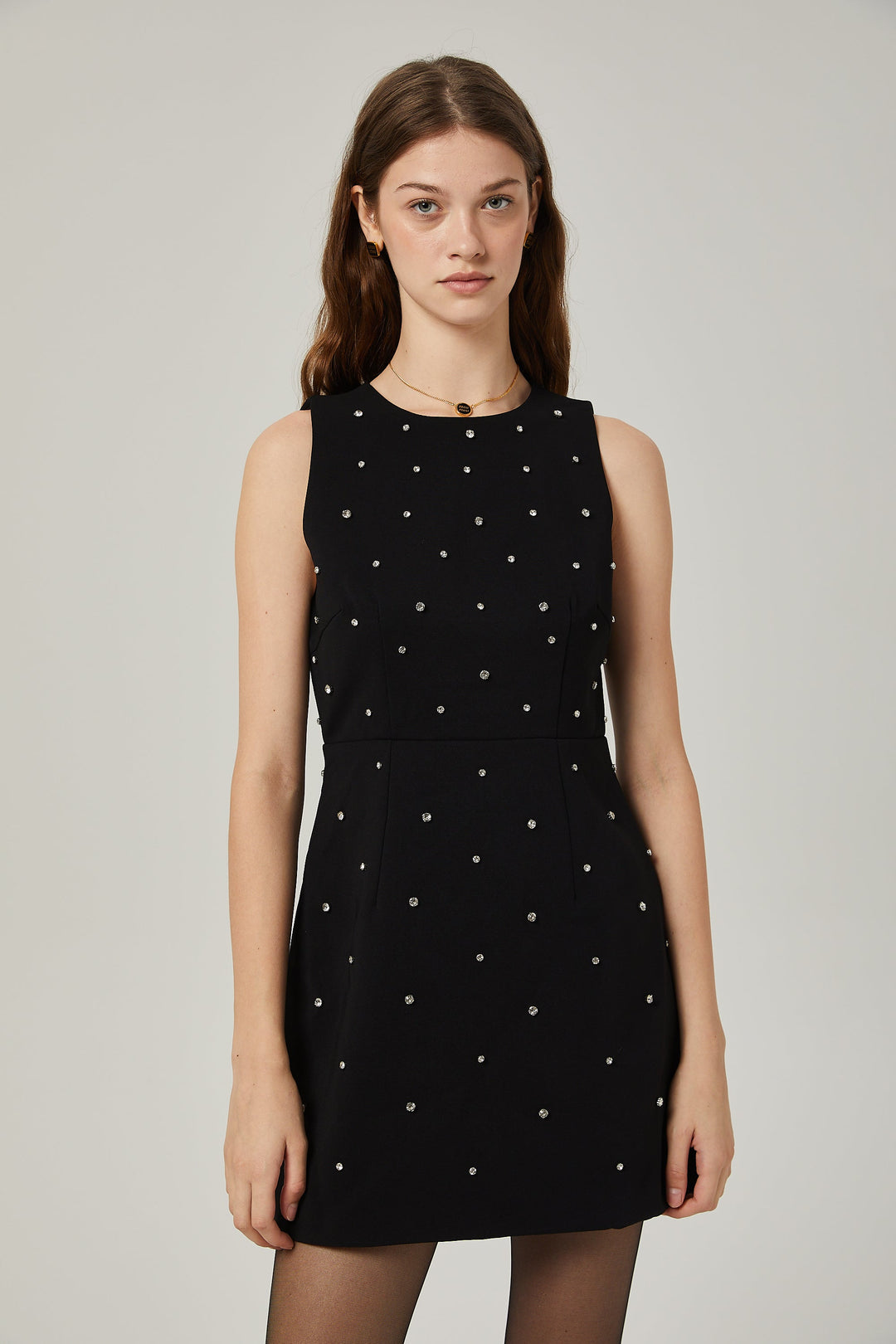Levoire | Robe Mini A-Ligne Ornée De Cristaux