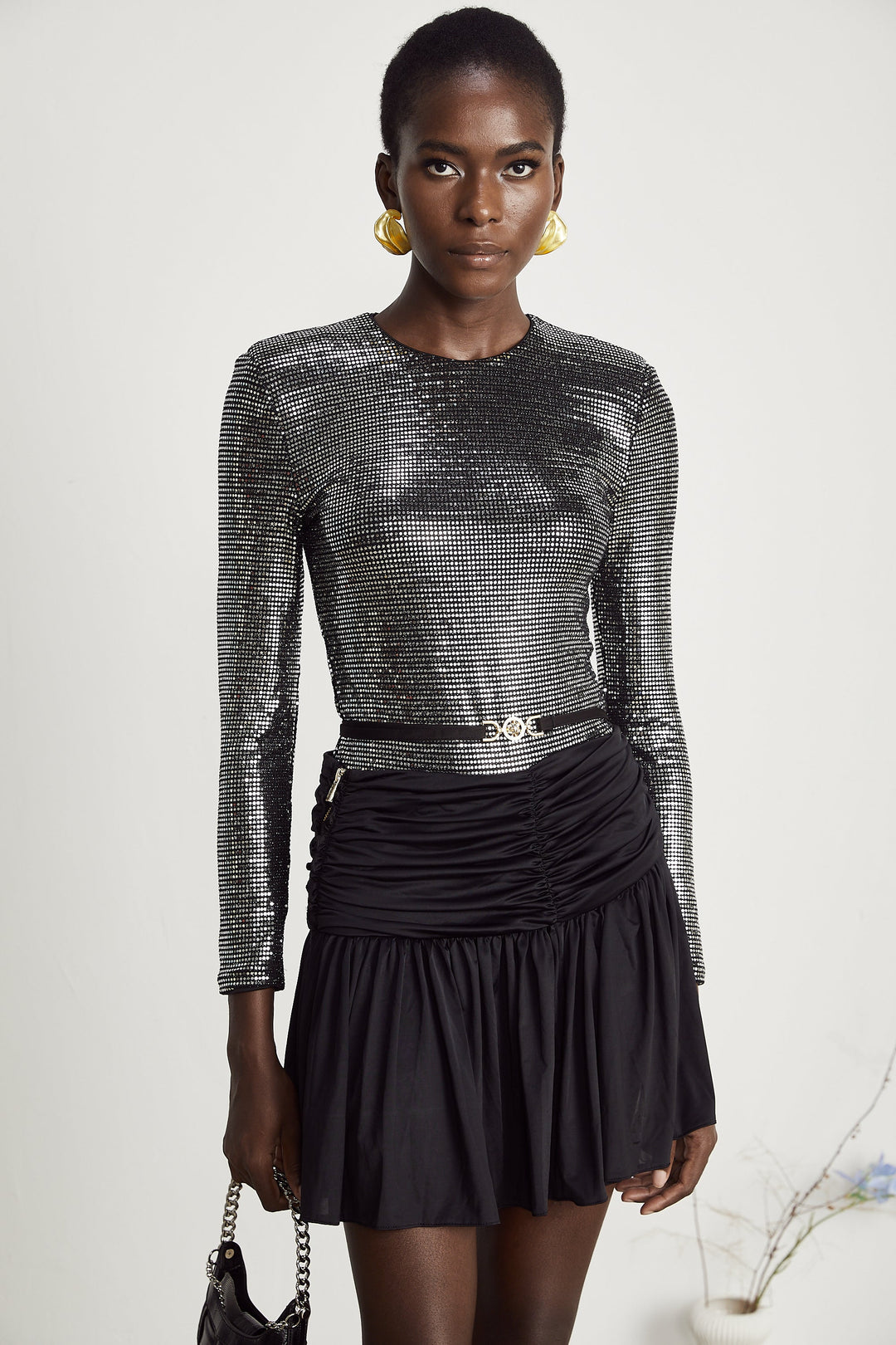 Levoire | Bodysuit Argenté Brillant